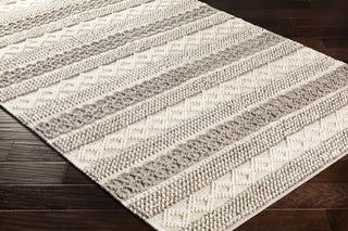 Surya Farmhouse Neutrals FLS-2301 Area Rug Corner Shot Feature