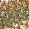 Colonial Mills Pattern-Made FM69 Green Multi Area Rug Closeup Image