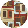 Surya Forum FM-7106 Burgundy Area Rug 6' Round