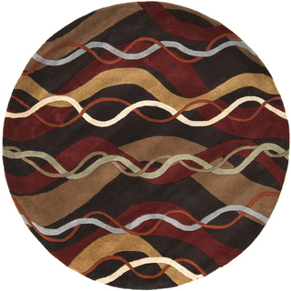 Surya Forum FM-7154 Burgundy Area Rug 6' Round