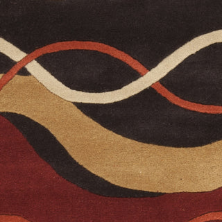 Surya Forum FM-7154 Burgundy Hand Tufted Area Rug Sample Swatch