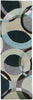 Surya Forum FM-7157 Teal Area Rug 2'6'' x 8' Runner
