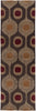 Surya Forum FM-7170 Chocolate Area Rug 2'6'' x 8' Runner