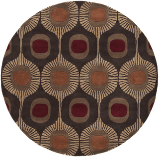 Surya Forum FM-7170 Chocolate Area Rug 6' Round