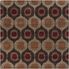 Surya Forum FM-7170 Chocolate Area Rug 8' Square