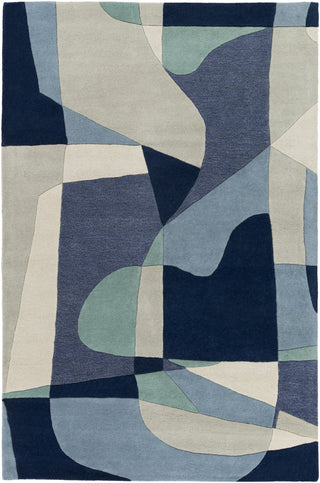 Forum FM-7195 Blue Area Rug by Surya 5' X 8'