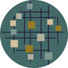 Forum FM-7201 Black Area Rug by Surya 8' Round