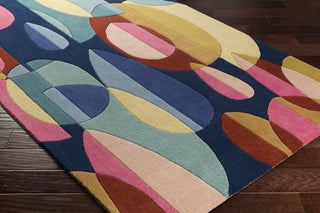 Surya Forum FM-7206 Pink/Blue Area Rug Closeup