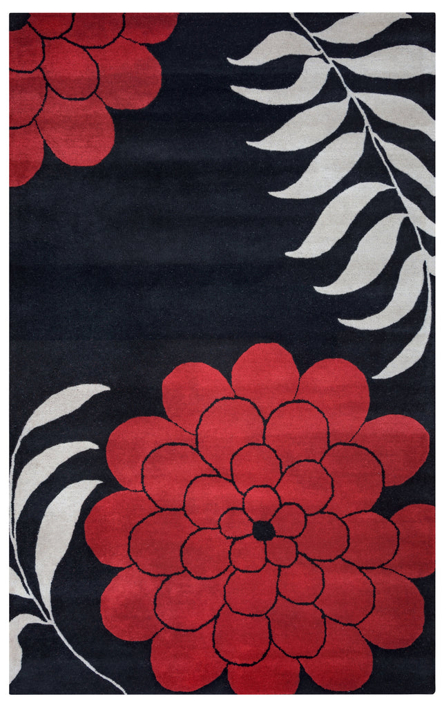 Rizzy Fusion FN1035 Black Area Rug main image