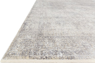 Loloi Franca FRN-01 Silver/Pebble Area Rug Corner Image