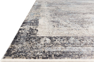 Loloi Franca FRN-03 Charcoal/Sky Area Rug Corner Image