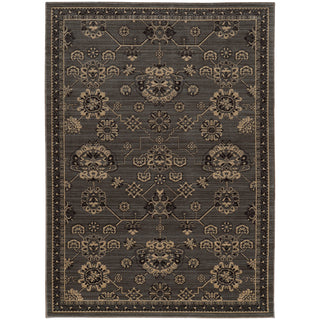 Oriental Weavers FOUNDRY 4923E Grey/ Charcoal Area Rug Main