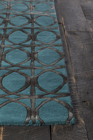 Chandra Fran FRA-42100 Area Rug Corner Shot Feature