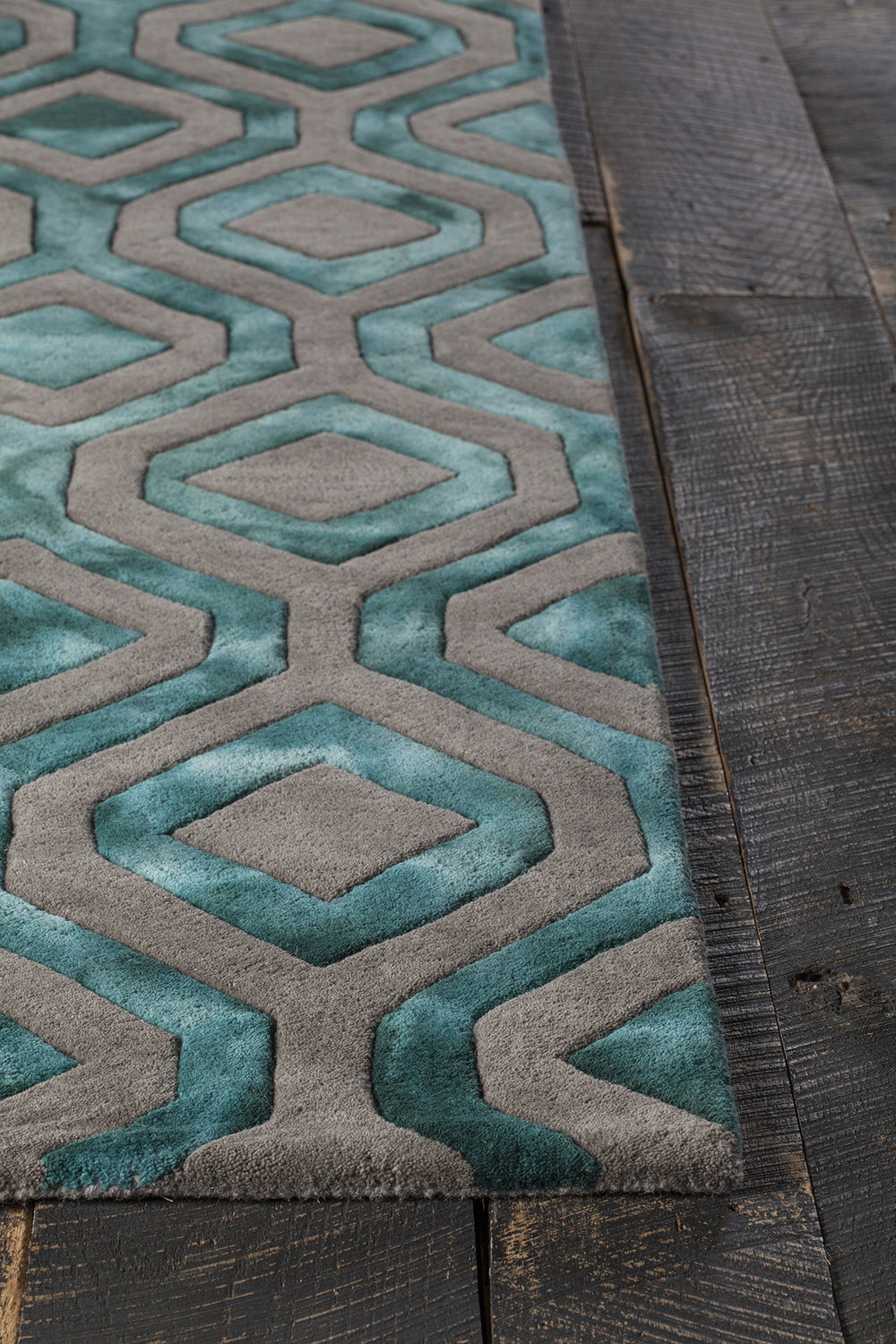 Chandra Fran FRA-42101 Area Rug Corner Shot Feature