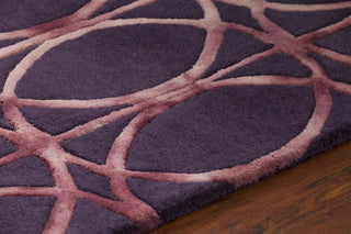 Chandra Fran FRA-42103 Brown/Charcoal Area Rug Detail