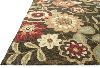 Loloi Francesca FC-02 Brown Area Rug Corner Shot Feature