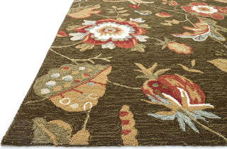 Loloi Francesca FC-03 Dark Olive Area Rug Corner Shot