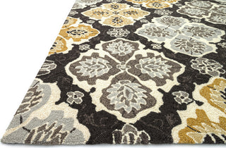 Loloi Francesca FC-25 Charcoal / Multi Area Rug Corner Shot Feature