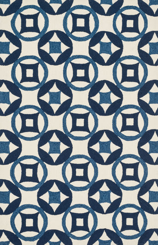 Loloi Francesca FC-40 Ivory / Navy Area Rug main image