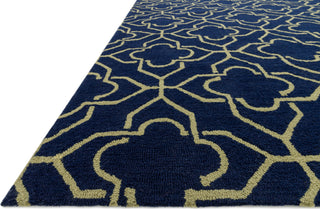 Loloi Francesca FC-41 Navy / Green Area Rug Corner Shot