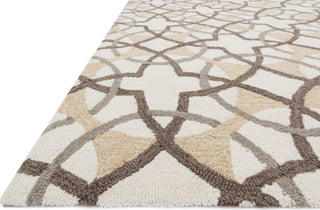 Loloi Francesca FC-42 Ivory / Brown Area Rug Corner Shot