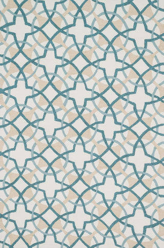 Loloi Francesca FC-42 Ivory / Teal Area Rug Main