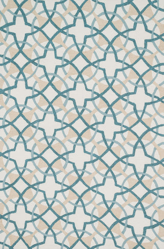 Loloi Francesca FC-42 Ivory / Teal Area Rug main image