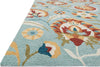 Loloi Francesca FC-52 Blue / Spice Area Rug Corner Shot