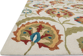 Loloi Francesca FC-52 Ivory / Spice Area Rug Corner Shot