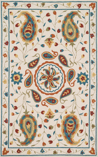 Loloi Francesca FC-53 Ivory / Blue Area Rug Main