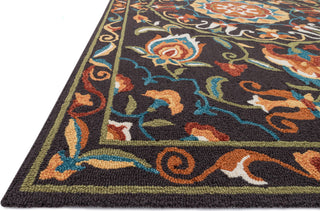 Loloi Francesca FC-54 Brown / Green Area Rug Corner Shot