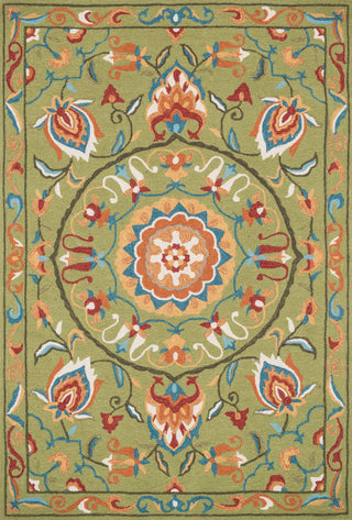 Loloi Francesca FC-54 Green / Multi Area Rug Main