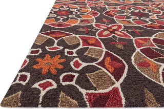 Loloi Francesca FC-55 Brown / Spice Area Rug Corner Shot