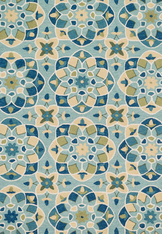 Loloi Francesca FC-55 Turquoise / Sea Area Rug Main