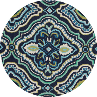 Loloi Francesca FC-57 Navy / Aqua Area Rug 