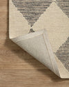 Loloi Francis FRA-01 Beige/Charcoal Area Rug by Chris Loves Julia Backing Image