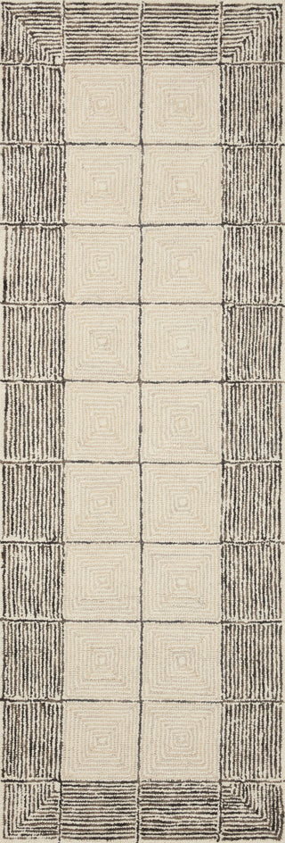 Loloi Francis FRA-02 Cream/Blue Steel Area Rug by Chris Loves Julia Runner Image