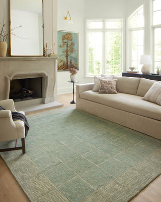 Loloi Francis FRA-02 Green/Natural Area Rug by Chris Loves Julia Main Image