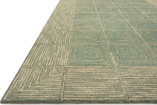 Loloi Francis FRA-02 Green/Natural Area Rug by Chris Loves Julia Corner Image