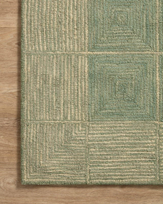 Loloi Francis FRA-02 Green/Natural Area Rug by Chris Loves Julia Corner Image