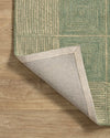 Loloi Francis FRA-02 Green/Natural Area Rug by Chris Loves Julia Backing Image