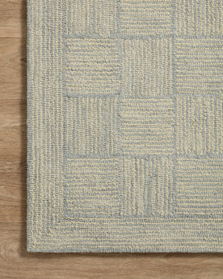 Loloi Francis FRA-03 Silver/Sky Area Rug by Chris Loves Julia Corner Image