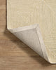 Loloi Francis FRA-04 Natural/Pebble Area Rug by Chris Loves Julia Backing Image