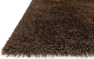 Loloi Fresco Shag FG-01 Mocha Area Rug Corner Shot