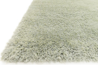 Loloi Fresco Shag FG-01 Seafoam Green Area Rug Corner Shot