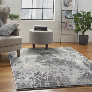 Fusion FSS16 Beige/Grey Area Rug by Nourison