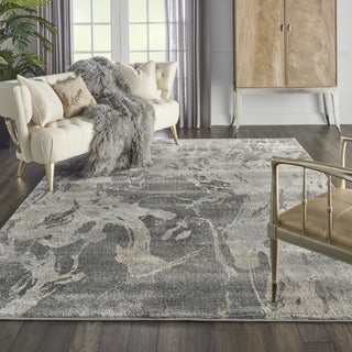 Fusion FSS16 Beige/Grey Area Rug by Nourison