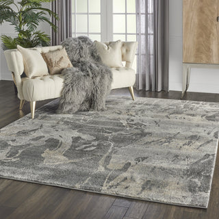 Fusion FSS16 Beige/Grey Area Rug by Nourison