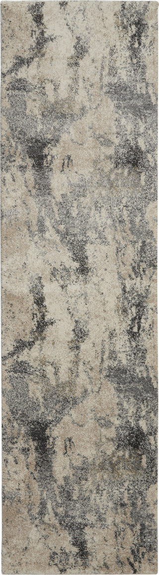 Fusion FSS16 Cream Grey Area Rug by Nourison