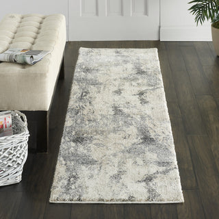 Fusion FSS16 Cream Grey Area Rug by Nourison